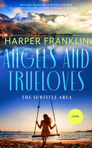 3D mockup of Azure #12738 - Premade Romance Book Cover