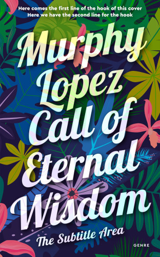 3D mockup of Sisal #12753 - Premade Abstract Book Cover