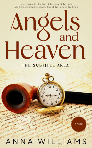 3D mockup of Parchment #12801 - Premade Abstract Book Cover