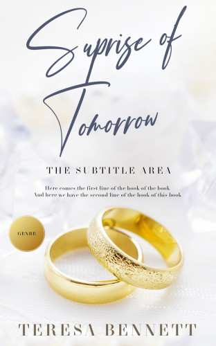 3D mockup of Cararra #12808 - Premade Romance Book Cover