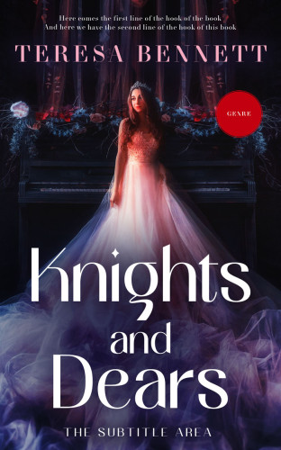 3D mockup of Bleached Cedar #12819 - Premade Romance Book Cover