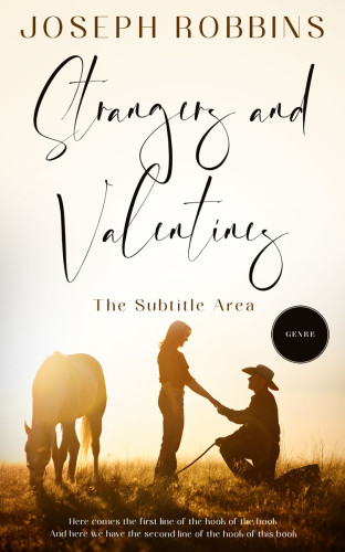 3D mockup of Dark Ebony #12827 - Premade Romance Book Cover