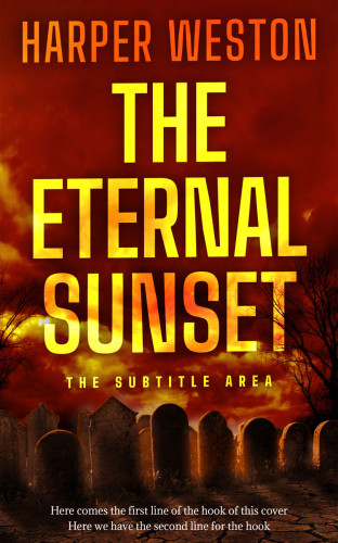 3D mockup of Dark Burgundy #12954 - Premade Horror Book Cover