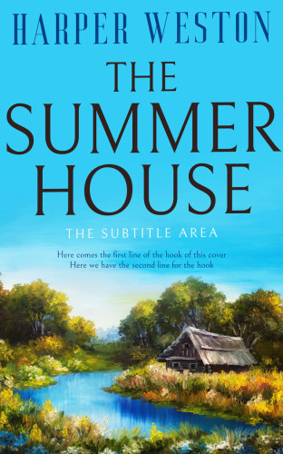 3D mockup of Picton Blue #12956 - Premade Literary Fiction Book Cover