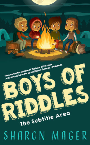 3D mockup of Gold Sand #13268 - Premade Teen & Young Adult Book Cover