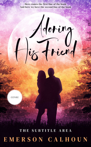 3D mockup of Beauty Bush #13389 - Premade Romance Book Cover