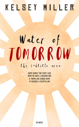 3D mockup of Peach Yellow #13594 - Premade Abstract Book Cover