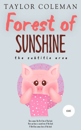 3D mockup of Gray Suit #13615 - Premade Nature Book Cover