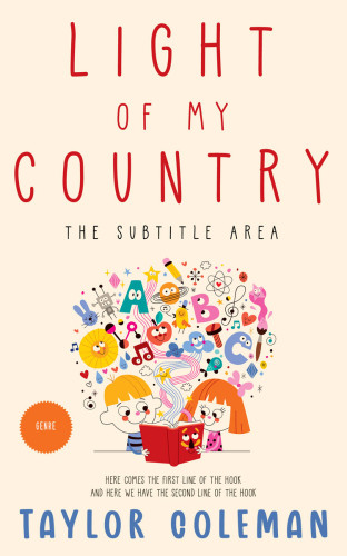 3D mockup of Linen #13631 - Premade Education Book Cover