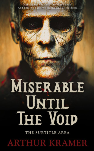 3D mockup of Laser #13760 - Premade Horror Book Cover