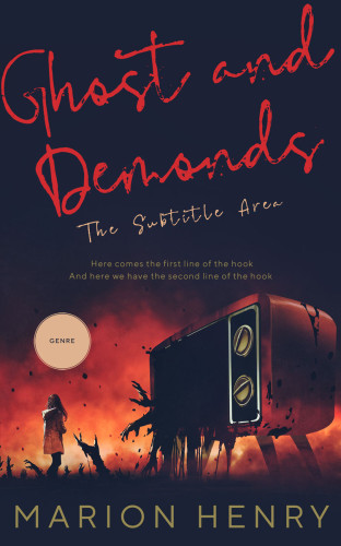 3D mockup of Ebony Clay #13778 - Premade Horror Book Cover