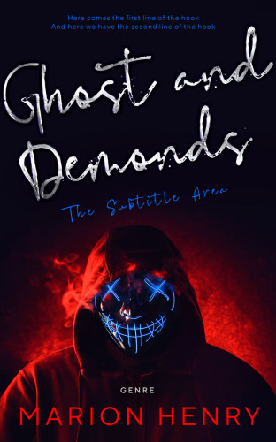 3D mockup of Ebony #13783 - Premade Horror Book Cover