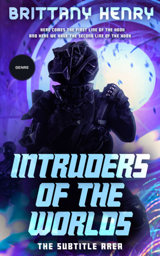 3D mockup of Periwinkle Gray #13830 - Premade Science Fiction Book Cover