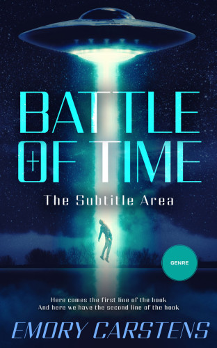 3D mockup of Blue Zodiac #13851 - Premade Science Fiction Book Cover