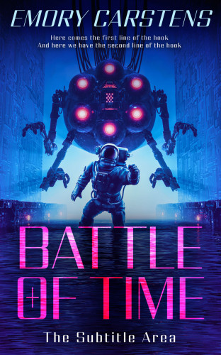 3D mockup of Lucky Point #13852 - Premade Science Fiction Book Cover