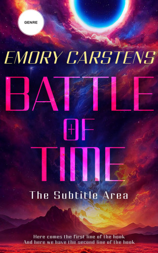 3D mockup of Valentino #13853 - Premade Science Fiction Book Cover