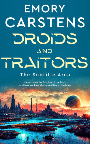 3D mockup of Atoll #13855 - Premade Science Fiction Book Cover