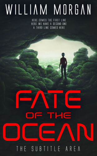 3D mockup of Shark #13938 - Premade Science Fiction Book Cover