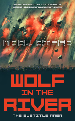 3D mockup of Red Damask #14007 - Premade Apocalyptica Book Cover