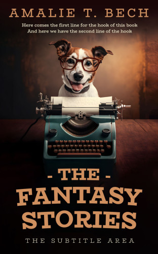 3D mockup of Antique Brass #14061 - Premade Literary Fiction Book Cover