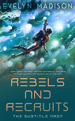 3D mockup of Blue Dianne #14314 - Premade Science Fiction Book Cover