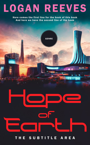 3D mockup of Ebony Clay #14333 - Premade Science Fiction Book Cover