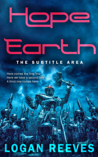 3D mockup of Madison #14336 - Premade Science Fiction Book Cover