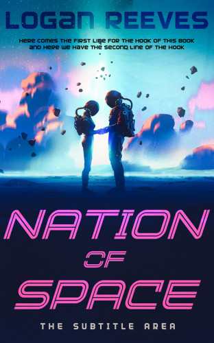 3D mockup of Blue Zodiac #14352 - Premade Science Fiction Book Cover