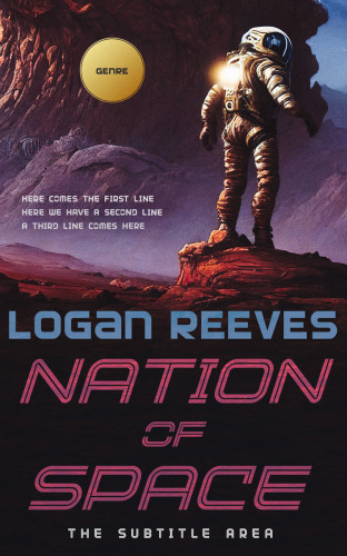 3D mockup of Thunder #14355 - Premade Science Fiction Book Cover