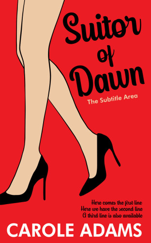 3D mockup of Alizarin Crimson #14411 - Premade Chick Lit Book Cover