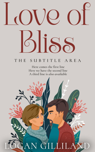 3D mockup of Swirl #14427 - Premade Romance Book Cover