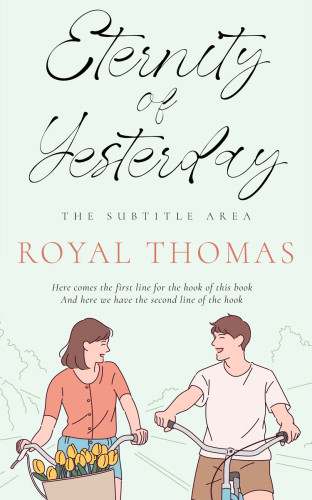 3D mockup of Green White #14440 - Premade Romance Book Cover