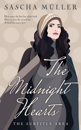 3D mockup of Wafer #14465 - Premade Abstract Book Cover