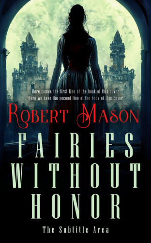 3D mockup of Bunker #14481 - Premade Fantasy Book Cover