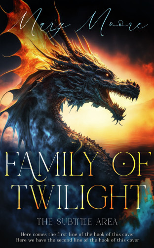 3D mockup of Harvest Gold #14510 - Premade Fantasy Book Cover