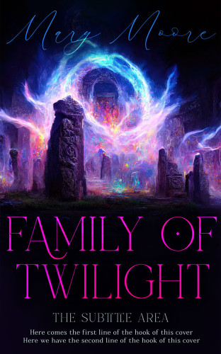 3D mockup of Light Wisteria #14511 - Premade Science Fiction Book Cover