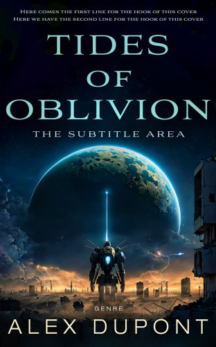 3D mockup of Ebony #14652 - Premade Apocalyptica Book Cover