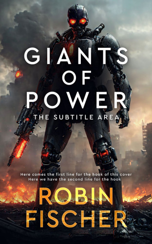 3D mockup of Thunder #14698 - Premade Apocalyptica Book Cover