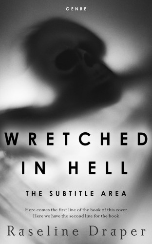 3D mockup of Silver #14818 - Premade Horror Book Cover