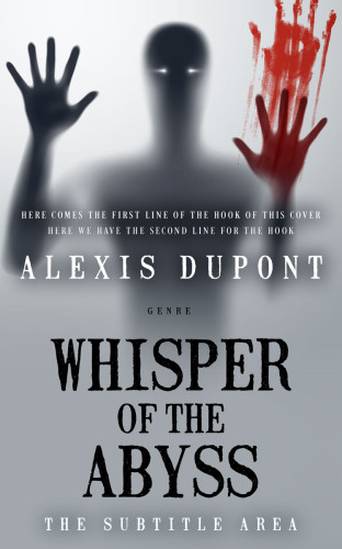 3D mockup of Manatee #14838 - Premade Horror Book Cover