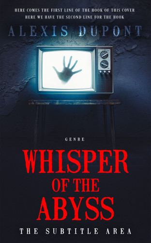 3D mockup of Ebony Clay #14841 - Premade Horror Book Cover