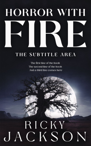 3D mockup of Shark #14926 - Premade Horror Book Cover