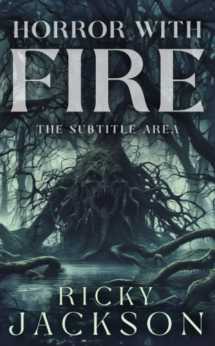 3D mockup of Ebony Clay #14929 - Premade Horror Book Cover