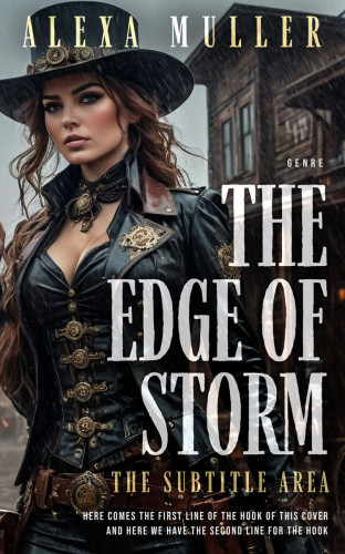 3D mockup of Silver Rust #15025 - Premade Apocalyptica Book Cover