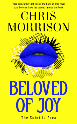 3D mockup of Persian Blue #15251 - Premade Abstract Book Cover