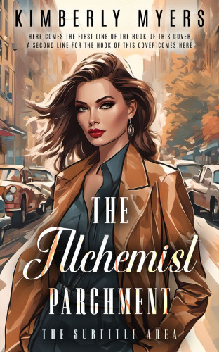 3D mockup of Teak #15309 - Premade Chick Lit Book Cover