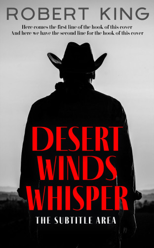 3D mockup of Silver #15328 - Premade Western Book Cover