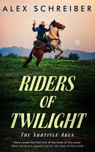 3D mockup of Hunter Green #15340 - Premade Action & Adventure Book Cover