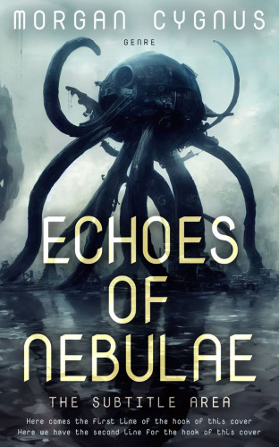 3D mockup of Tasman #15349 - Premade Science Fiction Book Cover