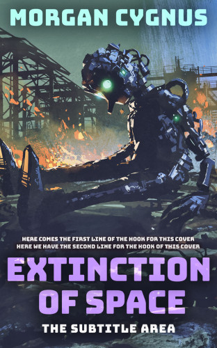 3D mockup of Bright Gray #15475 - Premade Apocalyptica Book Cover